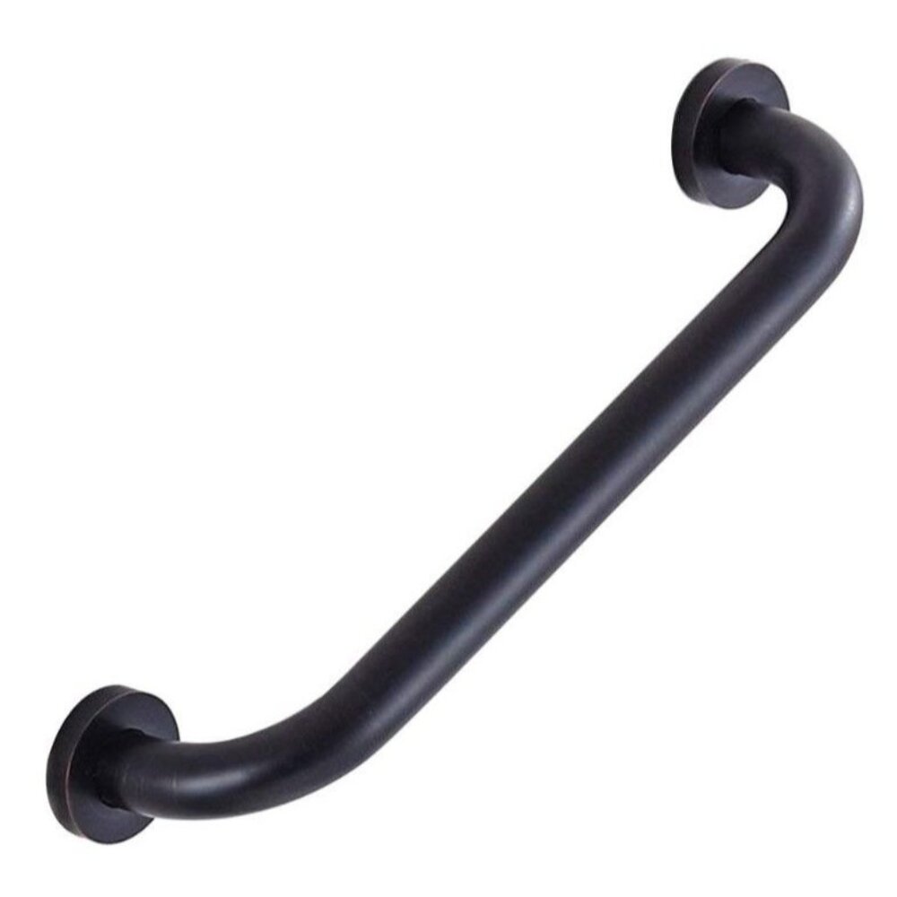 Bronze Bathroom Shower Grab Bar , Home care Bath Hardware- NEW Matte Black 16"